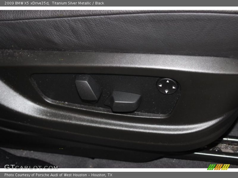 Titanium Silver Metallic / Black 2009 BMW X5 xDrive35d