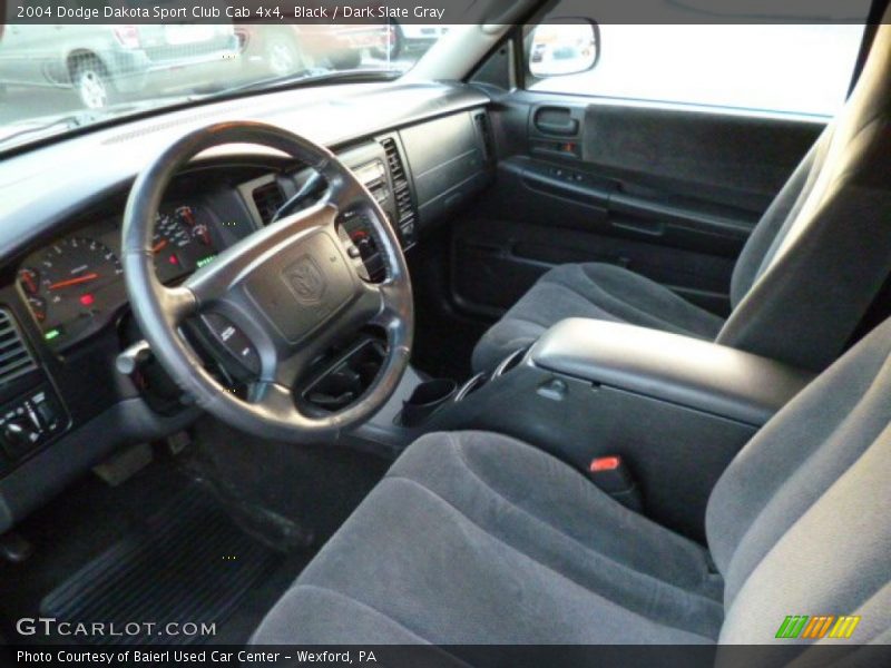 Black / Dark Slate Gray 2004 Dodge Dakota Sport Club Cab 4x4