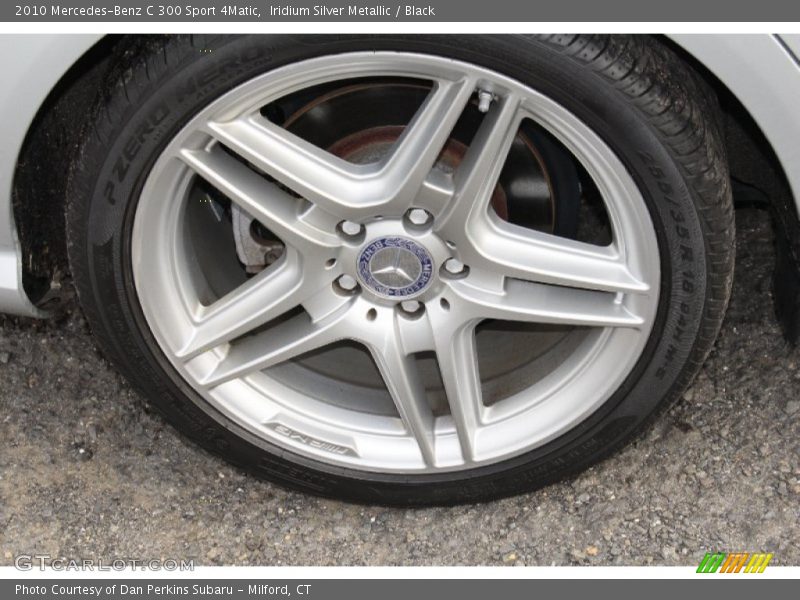 Iridium Silver Metallic / Black 2010 Mercedes-Benz C 300 Sport 4Matic
