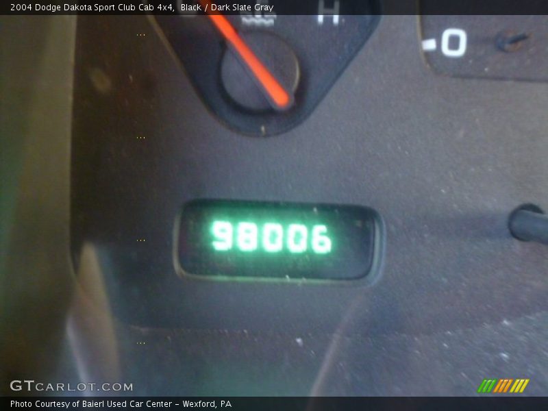 Black / Dark Slate Gray 2004 Dodge Dakota Sport Club Cab 4x4