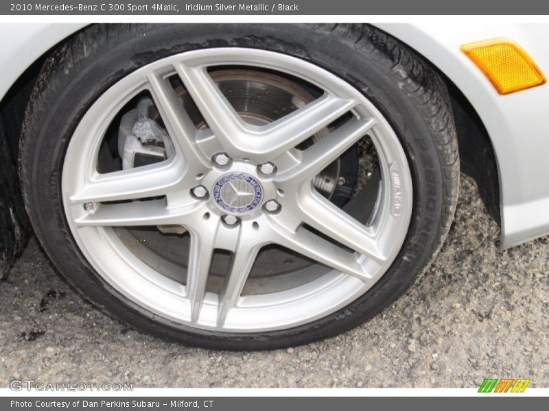Iridium Silver Metallic / Black 2010 Mercedes-Benz C 300 Sport 4Matic