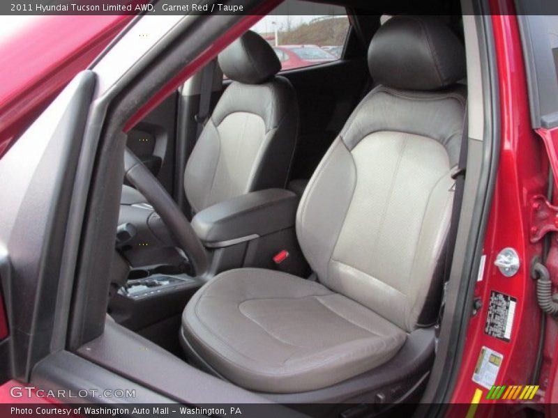 Garnet Red / Taupe 2011 Hyundai Tucson Limited AWD