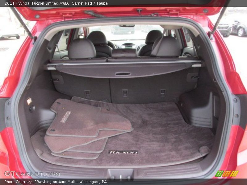 Garnet Red / Taupe 2011 Hyundai Tucson Limited AWD
