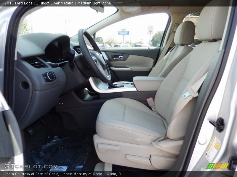 Ingot Silver Metallic / Medium Light Stone 2013 Ford Edge SE
