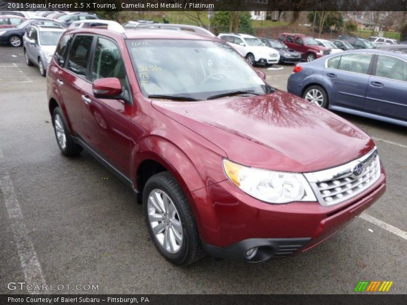 Camelia Red Metallic / Platinum 2011 Subaru Forester 2.5 X Touring