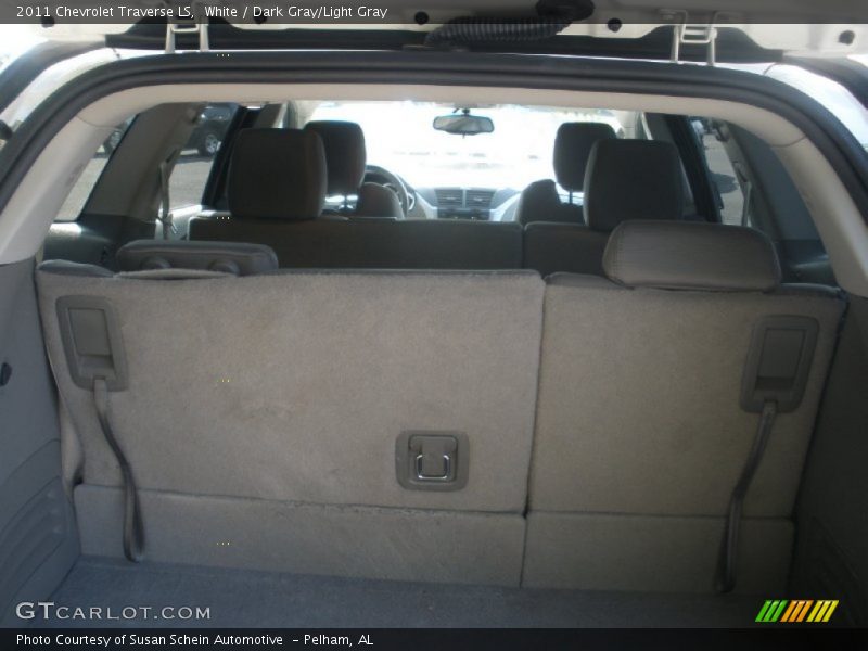 White / Dark Gray/Light Gray 2011 Chevrolet Traverse LS