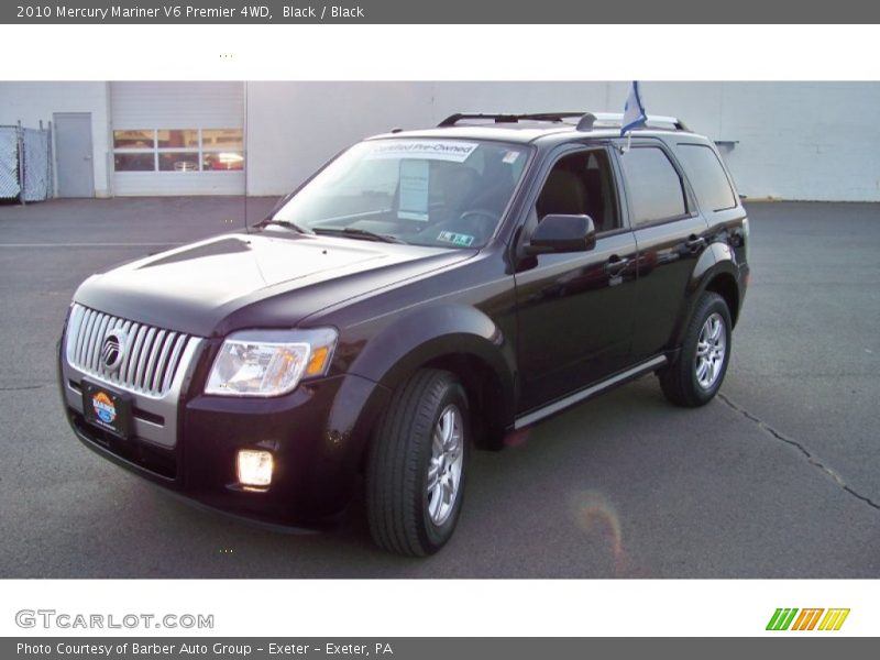 Black / Black 2010 Mercury Mariner V6 Premier 4WD