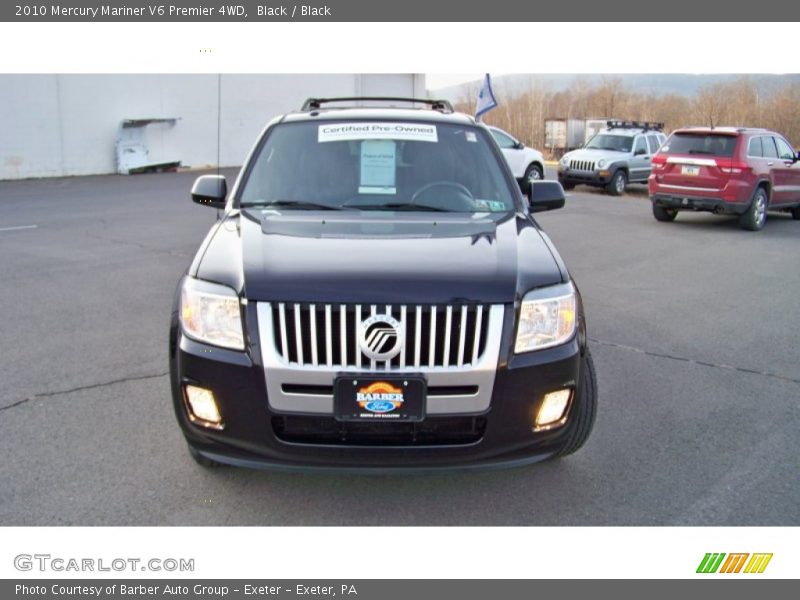 Black / Black 2010 Mercury Mariner V6 Premier 4WD