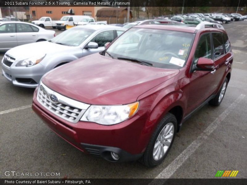 Camelia Red Metallic / Platinum 2011 Subaru Forester 2.5 X Touring
