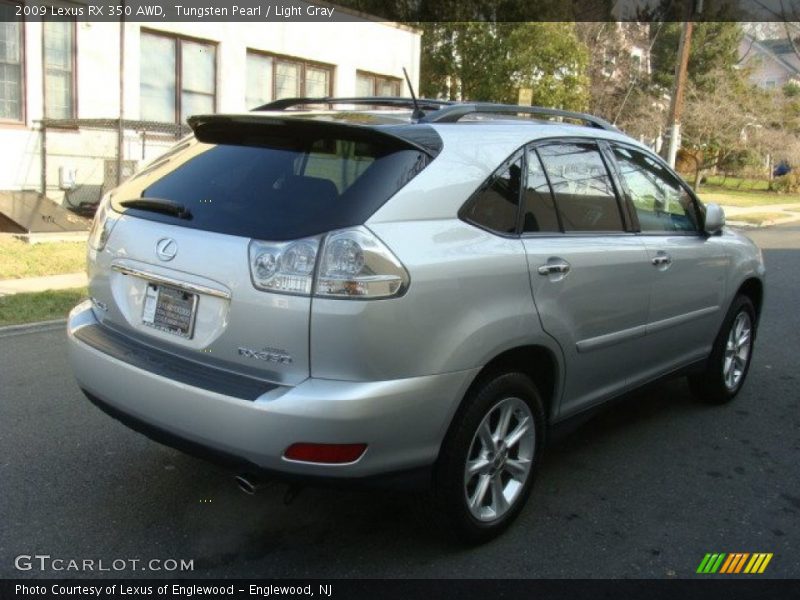 Tungsten Pearl / Light Gray 2009 Lexus RX 350 AWD