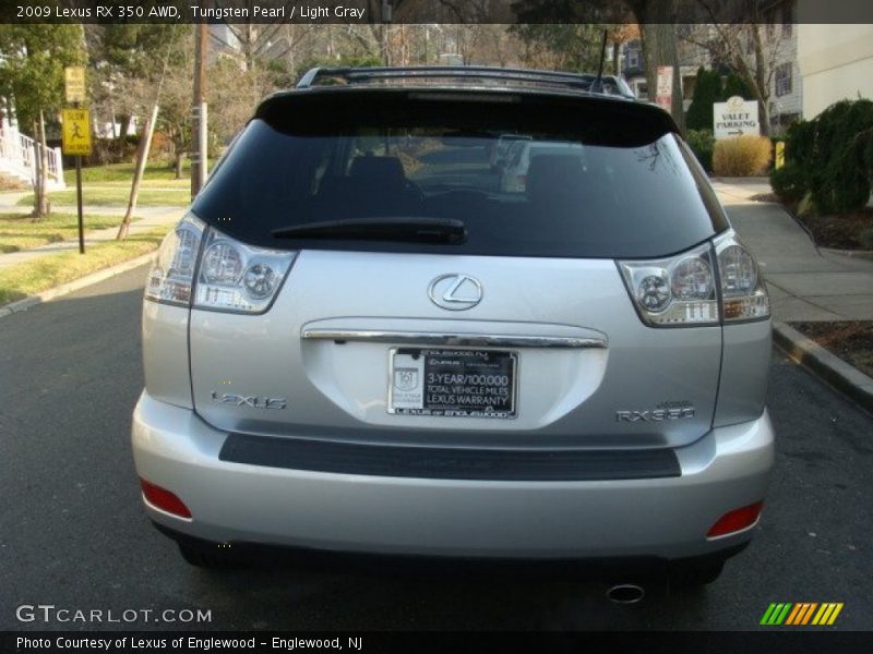 Tungsten Pearl / Light Gray 2009 Lexus RX 350 AWD