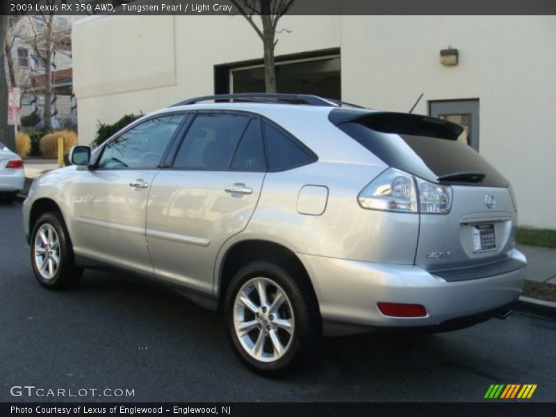 Tungsten Pearl / Light Gray 2009 Lexus RX 350 AWD