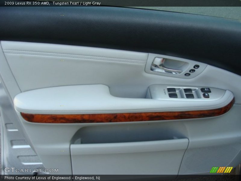 Tungsten Pearl / Light Gray 2009 Lexus RX 350 AWD