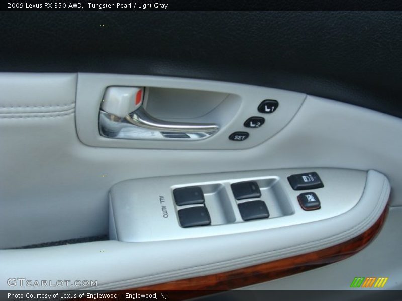 Tungsten Pearl / Light Gray 2009 Lexus RX 350 AWD
