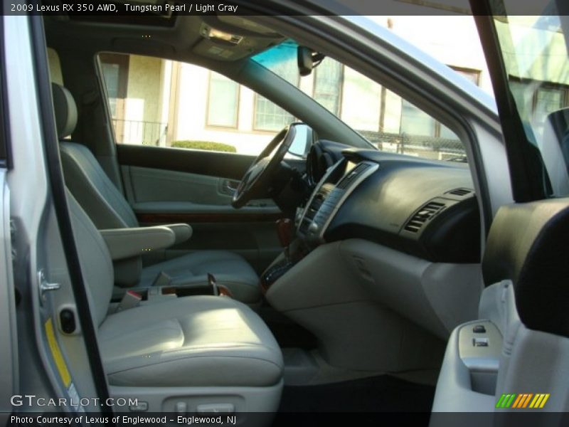 Tungsten Pearl / Light Gray 2009 Lexus RX 350 AWD