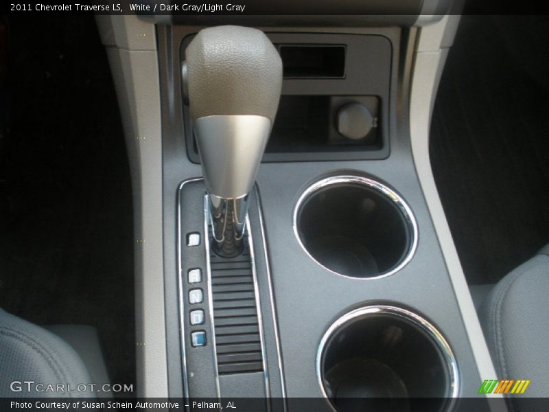 White / Dark Gray/Light Gray 2011 Chevrolet Traverse LS