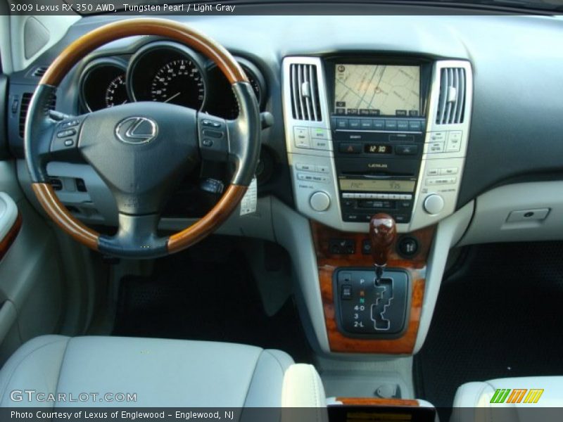 Tungsten Pearl / Light Gray 2009 Lexus RX 350 AWD
