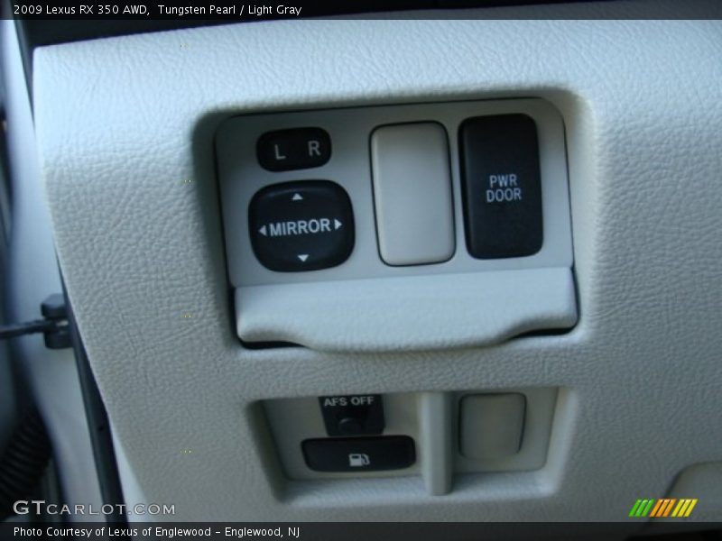 Tungsten Pearl / Light Gray 2009 Lexus RX 350 AWD