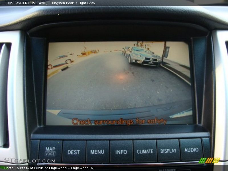 Tungsten Pearl / Light Gray 2009 Lexus RX 350 AWD