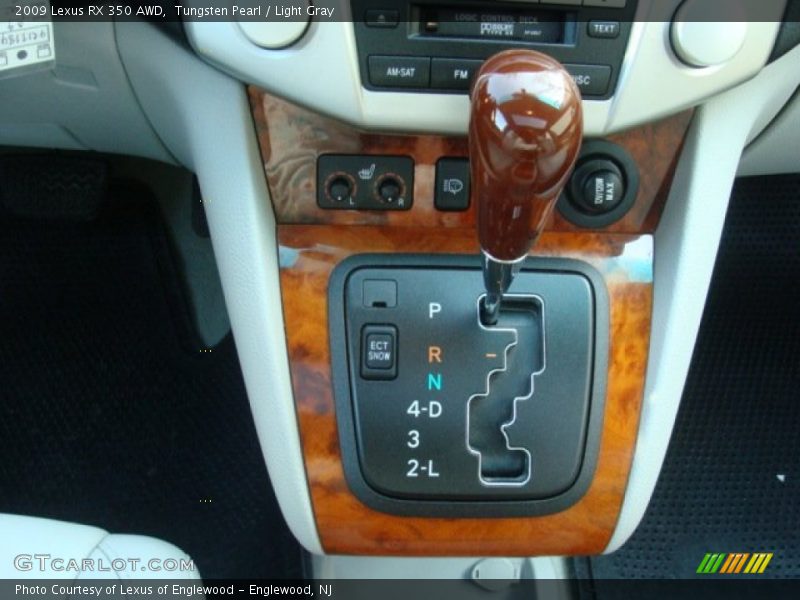 Tungsten Pearl / Light Gray 2009 Lexus RX 350 AWD