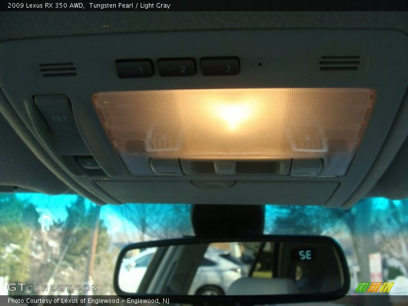 Tungsten Pearl / Light Gray 2009 Lexus RX 350 AWD