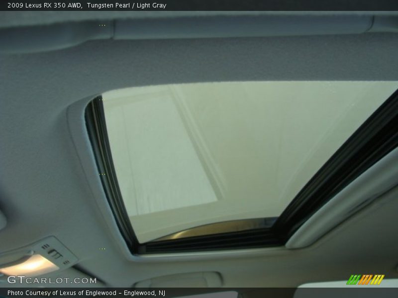 Tungsten Pearl / Light Gray 2009 Lexus RX 350 AWD