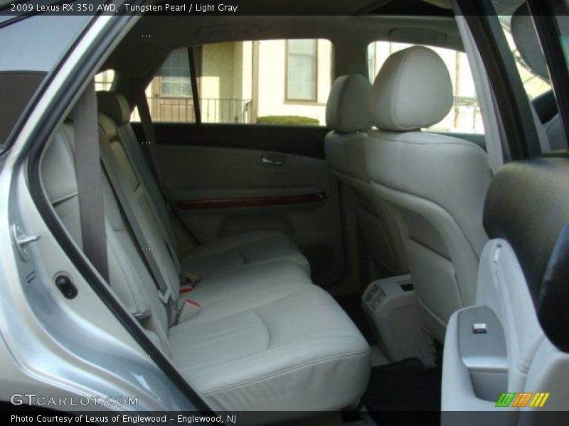 Tungsten Pearl / Light Gray 2009 Lexus RX 350 AWD