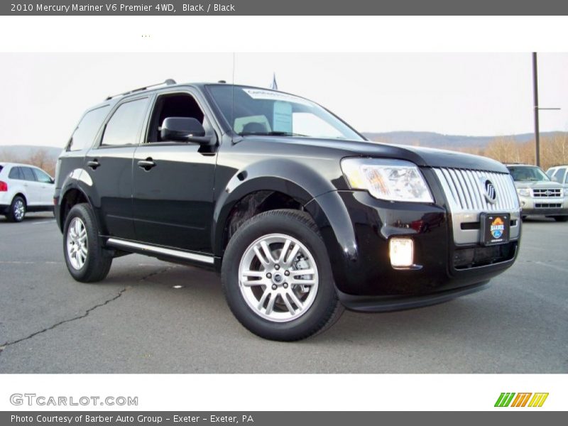 Black / Black 2010 Mercury Mariner V6 Premier 4WD