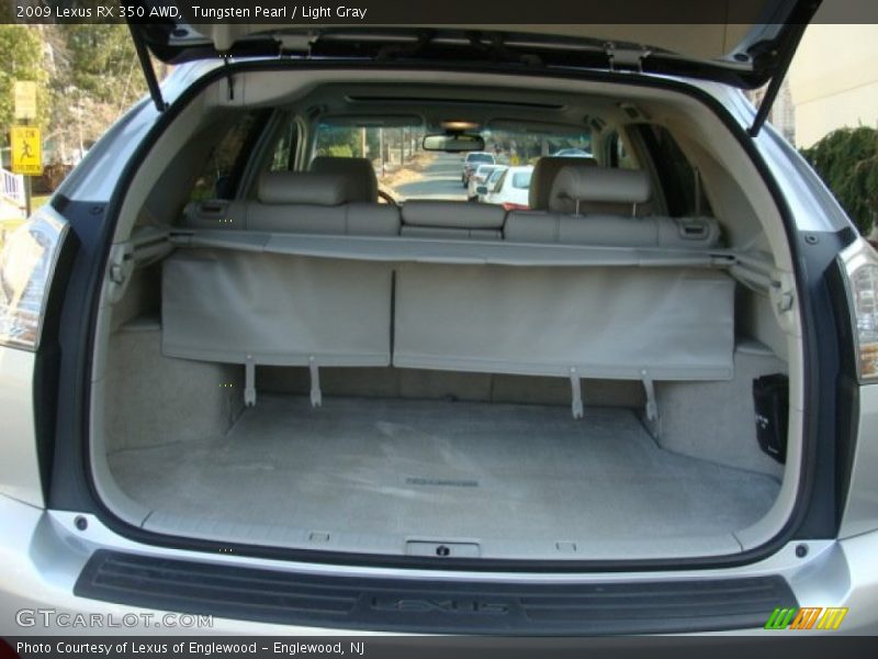 Tungsten Pearl / Light Gray 2009 Lexus RX 350 AWD