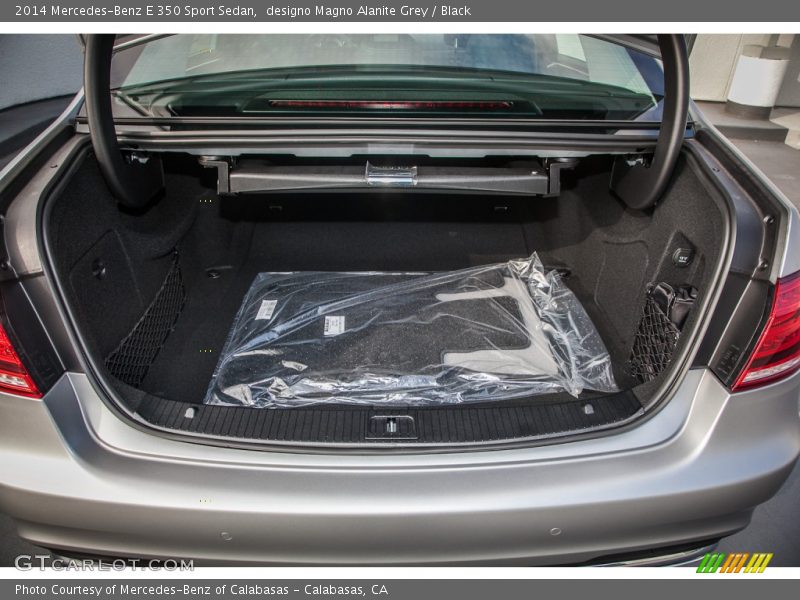  2014 E 350 Sport Sedan Trunk