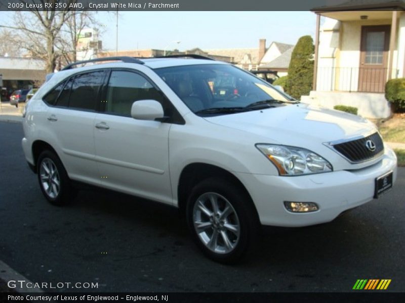 Crystal White Mica / Parchment 2009 Lexus RX 350 AWD