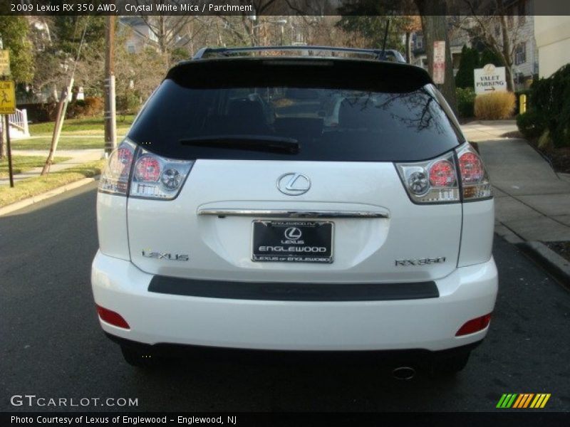 Crystal White Mica / Parchment 2009 Lexus RX 350 AWD
