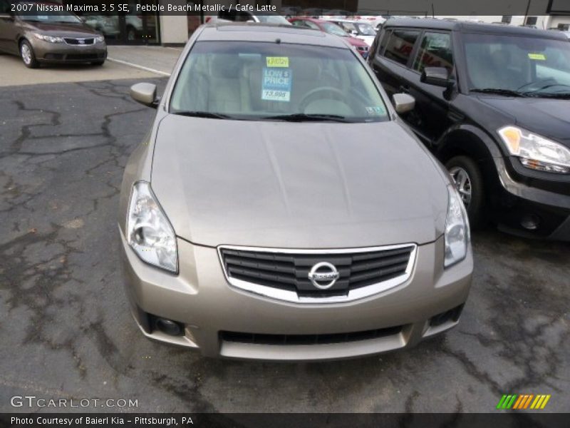 Pebble Beach Metallic / Cafe Latte 2007 Nissan Maxima 3.5 SE