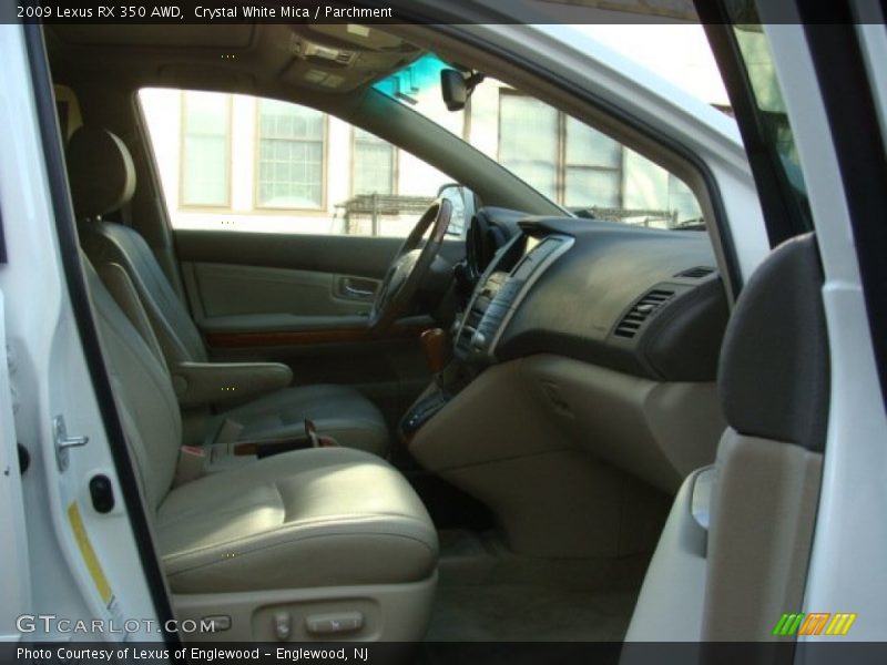 Crystal White Mica / Parchment 2009 Lexus RX 350 AWD