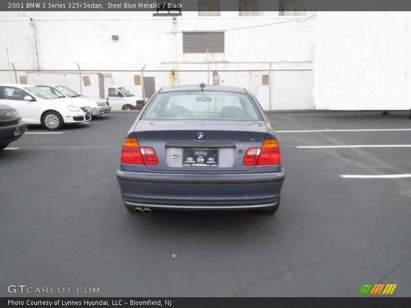 Steel Blue Metallic / Black 2001 BMW 3 Series 325i Sedan