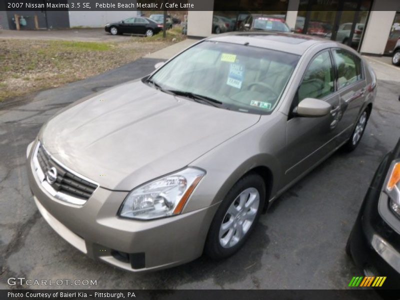 Pebble Beach Metallic / Cafe Latte 2007 Nissan Maxima 3.5 SE