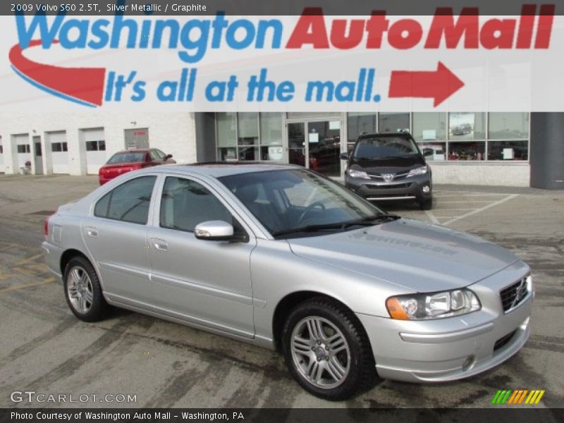 Silver Metallic / Graphite 2009 Volvo S60 2.5T
