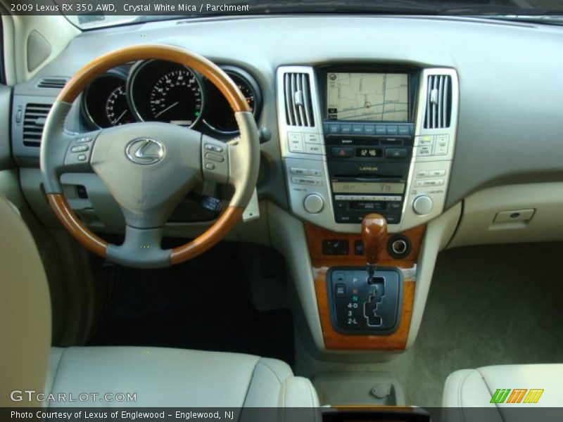 Crystal White Mica / Parchment 2009 Lexus RX 350 AWD