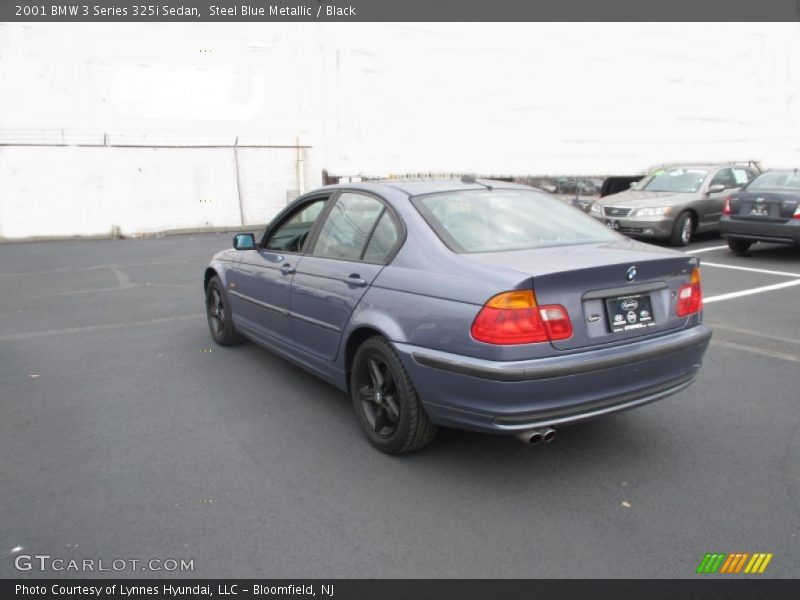 Steel Blue Metallic / Black 2001 BMW 3 Series 325i Sedan