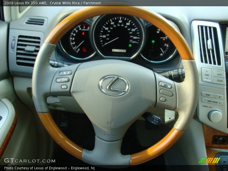 Crystal White Mica / Parchment 2009 Lexus RX 350 AWD