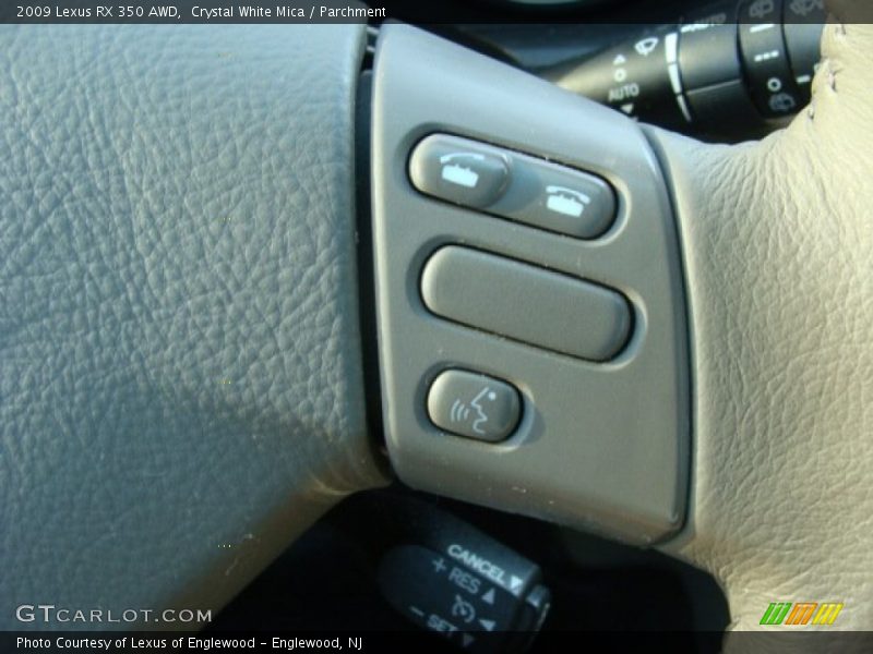 Crystal White Mica / Parchment 2009 Lexus RX 350 AWD