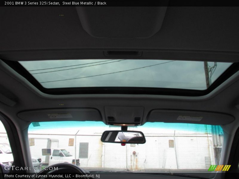 Steel Blue Metallic / Black 2001 BMW 3 Series 325i Sedan