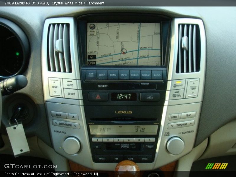Crystal White Mica / Parchment 2009 Lexus RX 350 AWD