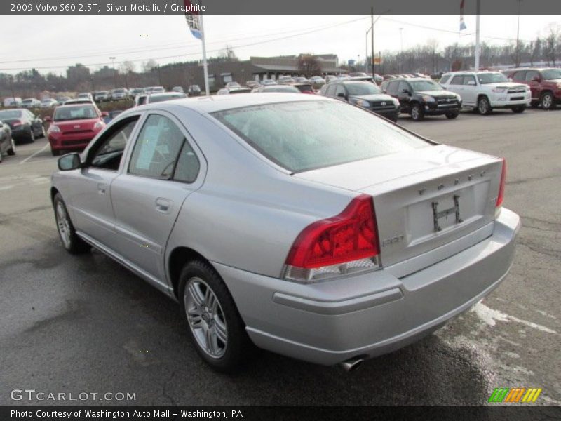 Silver Metallic / Graphite 2009 Volvo S60 2.5T