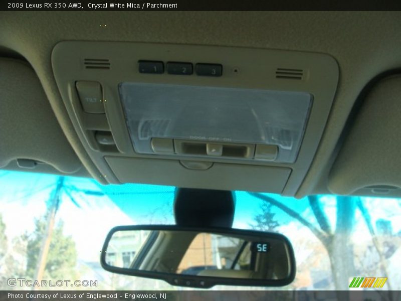 Crystal White Mica / Parchment 2009 Lexus RX 350 AWD