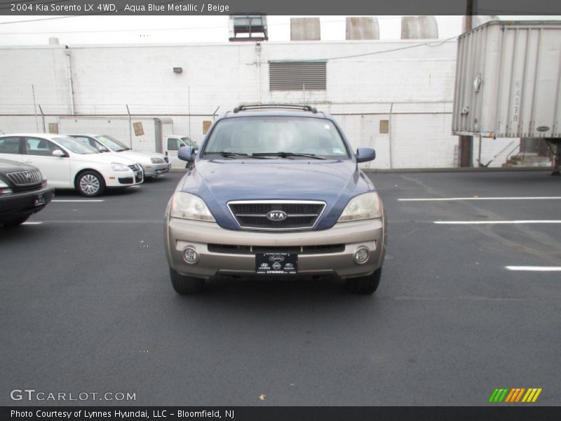 Aqua Blue Metallic / Beige 2004 Kia Sorento LX 4WD