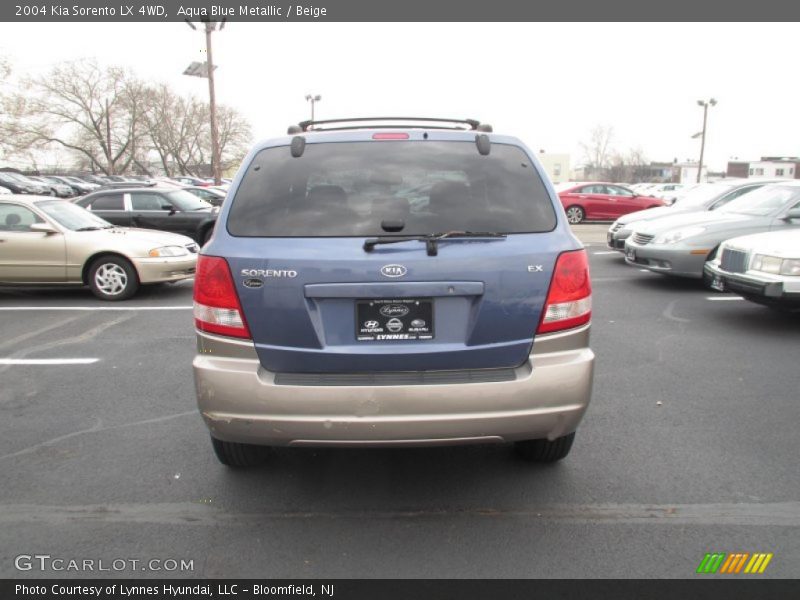 Aqua Blue Metallic / Beige 2004 Kia Sorento LX 4WD