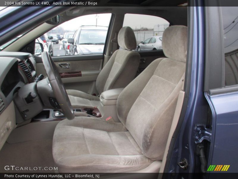 Aqua Blue Metallic / Beige 2004 Kia Sorento LX 4WD