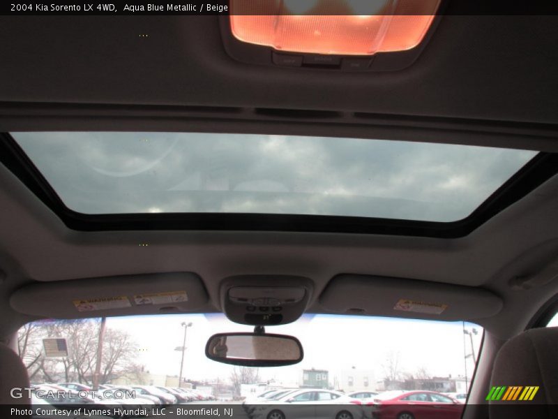 Aqua Blue Metallic / Beige 2004 Kia Sorento LX 4WD