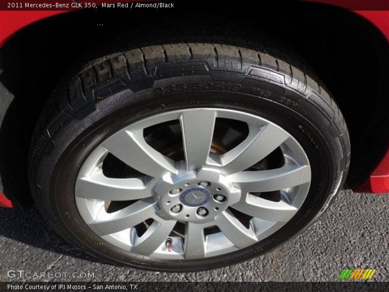 Mars Red / Almond/Black 2011 Mercedes-Benz GLK 350